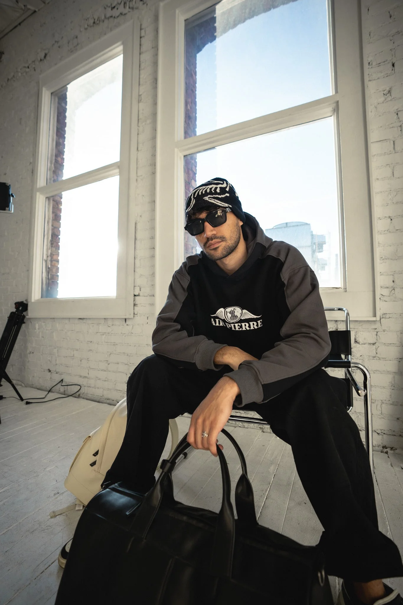 AIR PIERRE Hoodie (Black) - Image 4