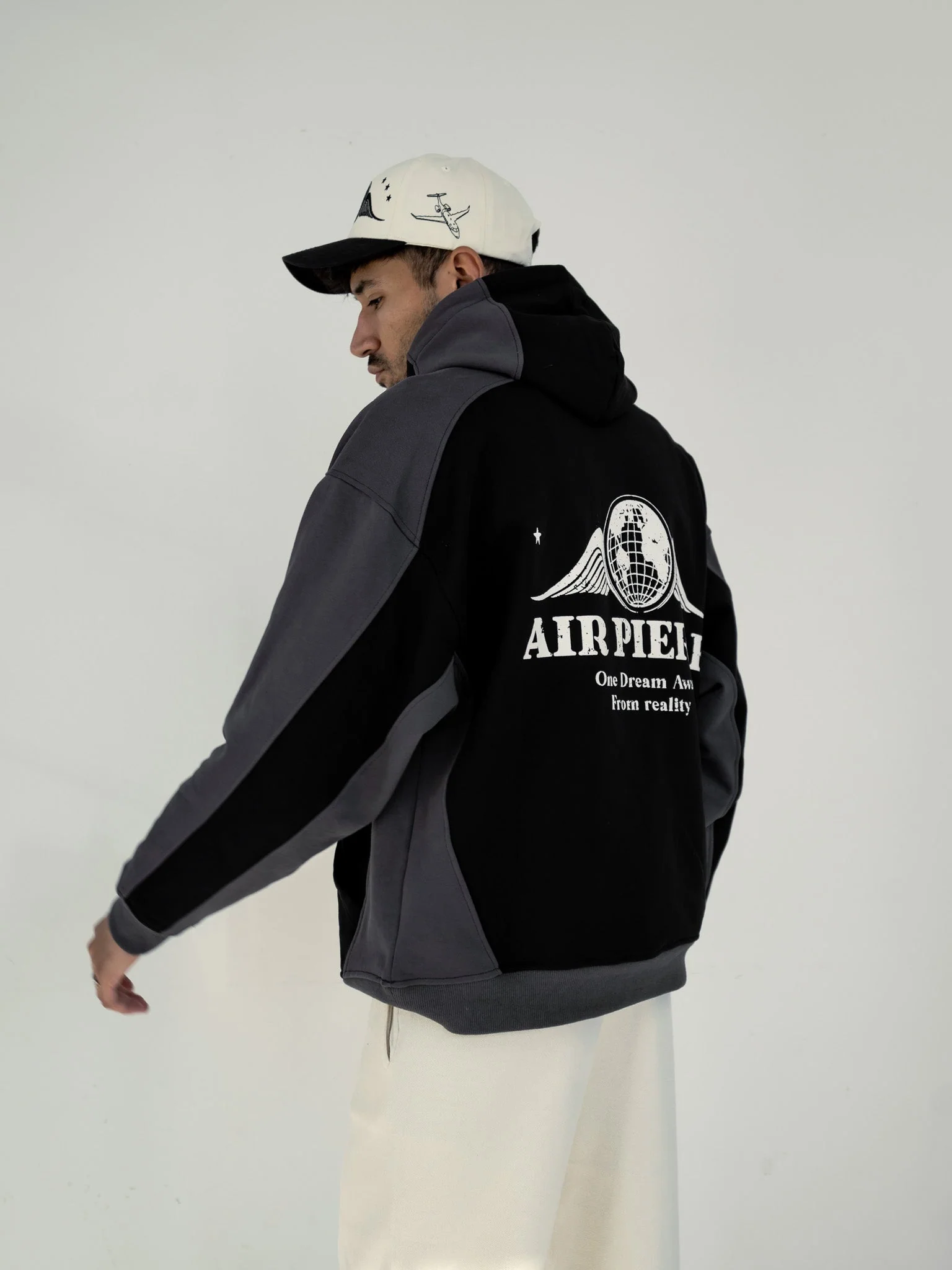 AIR PIERRE Hoodie (Black) - Image 7
